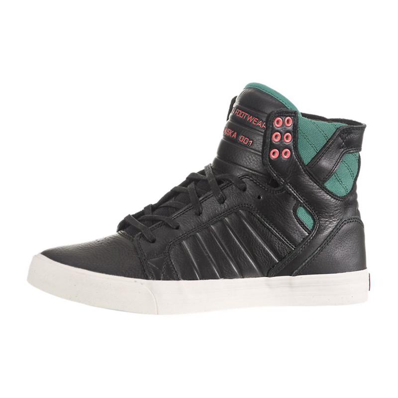 Supra SKYTOP Sneaker High Damen Schwarz Grün Deutsch VYNEJ2178